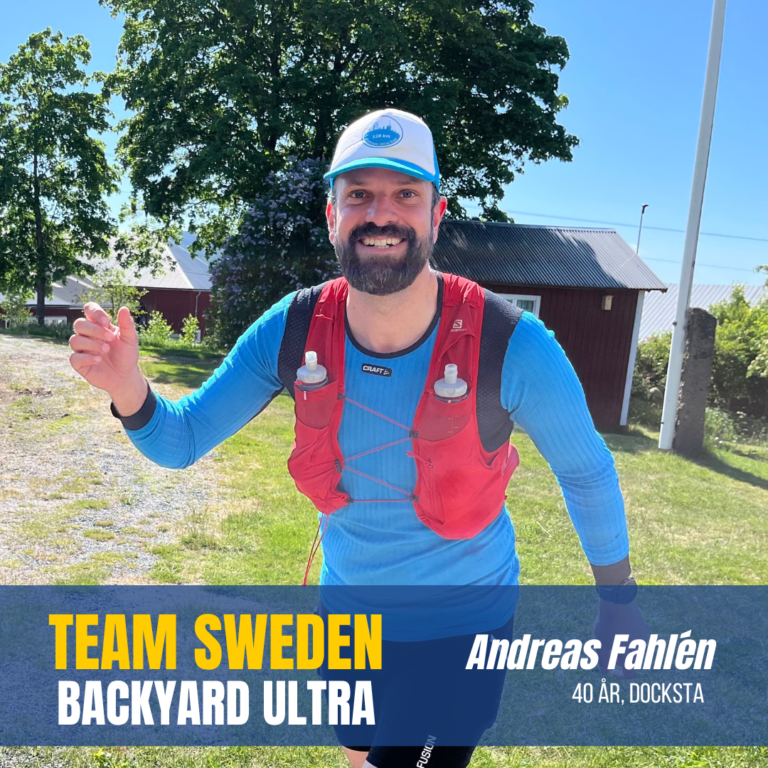 Intervju med Andreas Fahlén inför Backyard Ultra VM