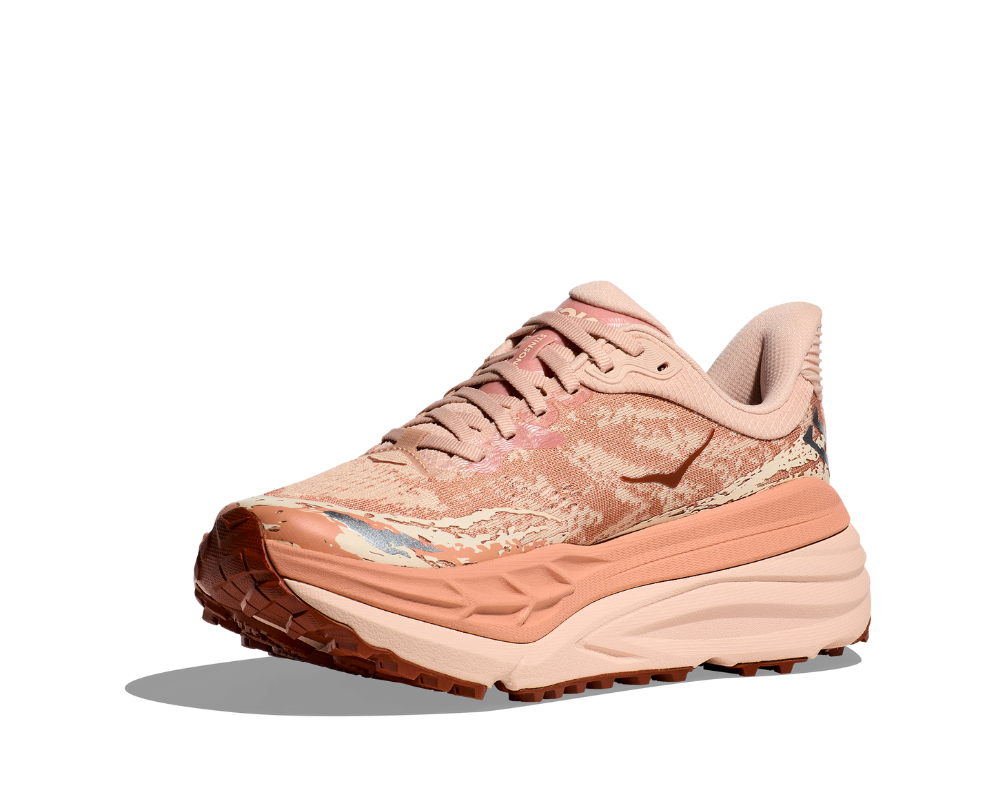 dammodell hybridsko för alla underlag. En av Hokas stabilaste skor med pronationsstöd. En väldämpad sko som avlastar rygg och knä. Färg rosa.