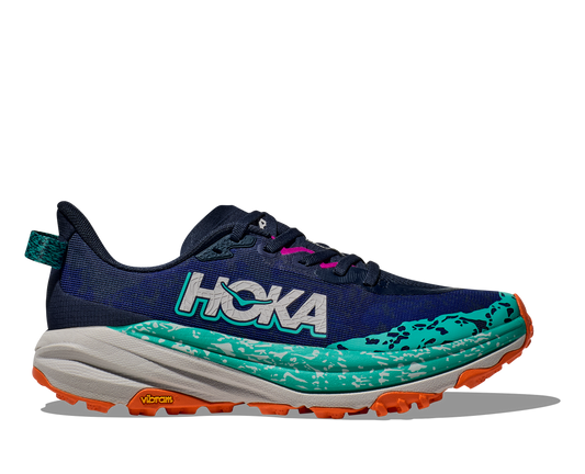 Hoka W Speedgoat 6 Wide - En terräng sko med god dämpning och utmärkt grep. Blå