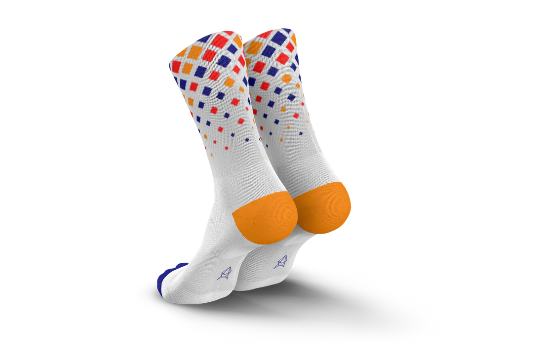 Incylence Running Crystals White Purple Orange