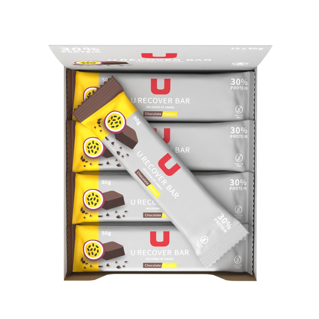 UMARA U Recover Proteinbar Choklad / Passionfrukt