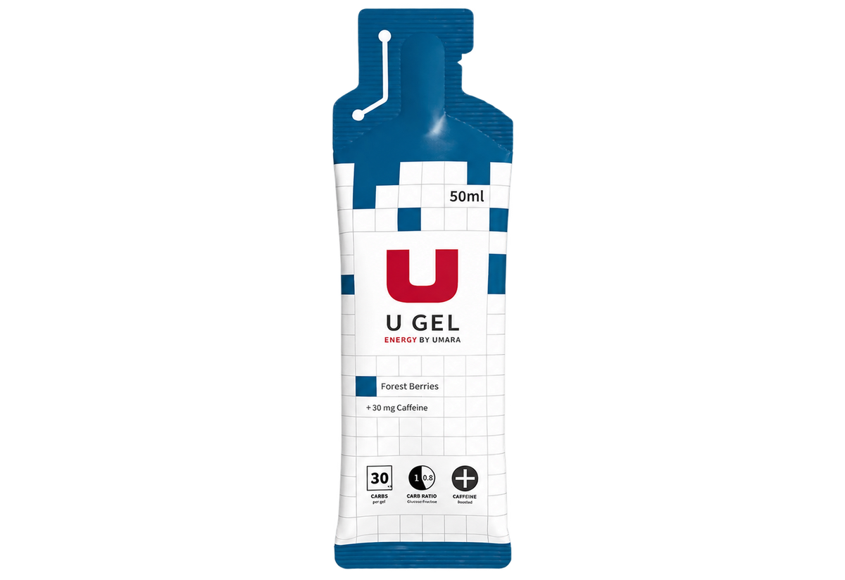 UMARA U GEL Skogsbär + koffein 30g carb