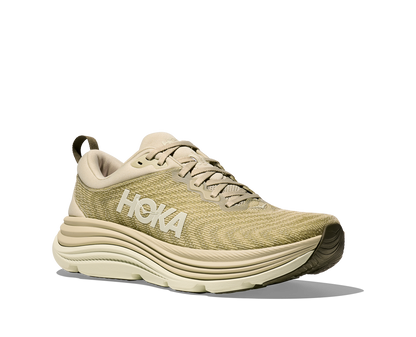  skomodell till herr. Denna modell är rymlig i passformen jämfört med andra Hoka skor. Här har ni Hokas stabilaste sko med pronationsstöd. Här går färgen i gröna och beiga toner. Perfekt för löpningen eller arbetspasset där du behöver mycket dämpning. 