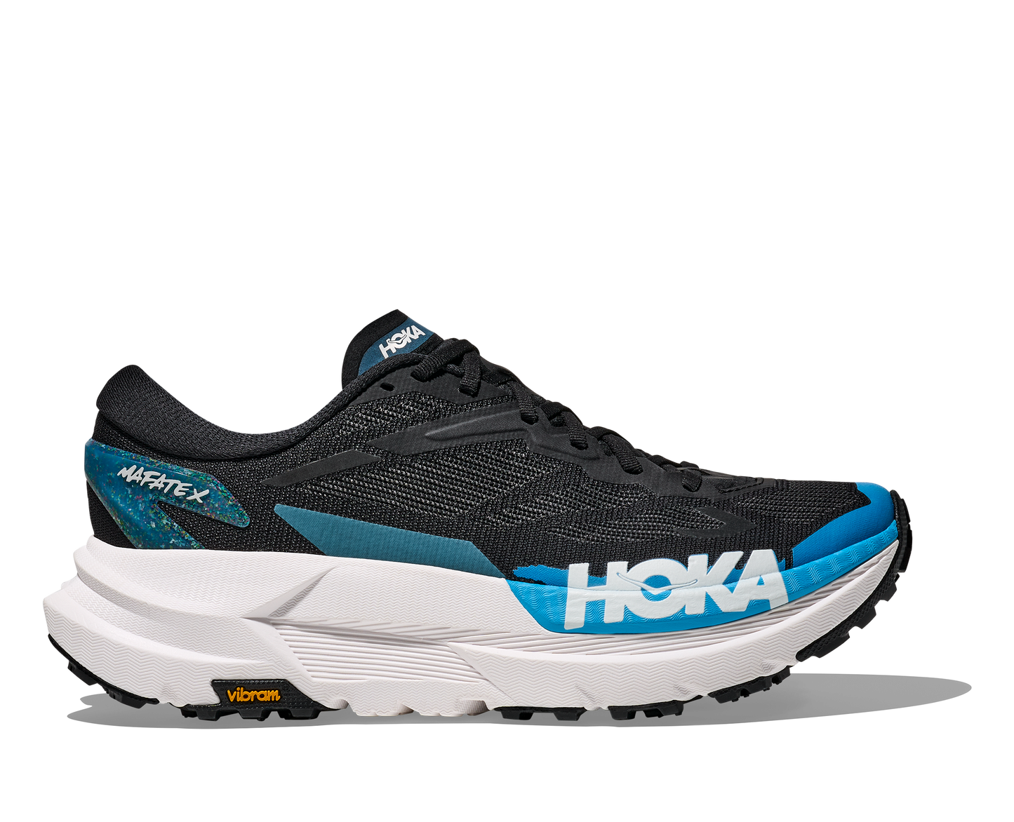 Hoka M Mafate X Black / Skyward Blue