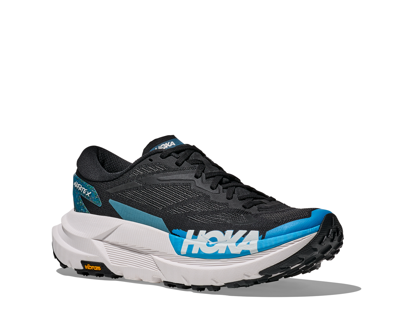 Hoka M Mafate X Black / Skyward Blue