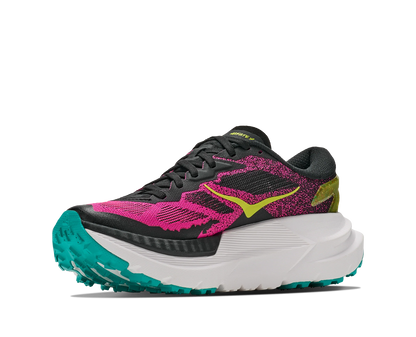 Hoka W Mafate X Black / Neon Dragonfruit
