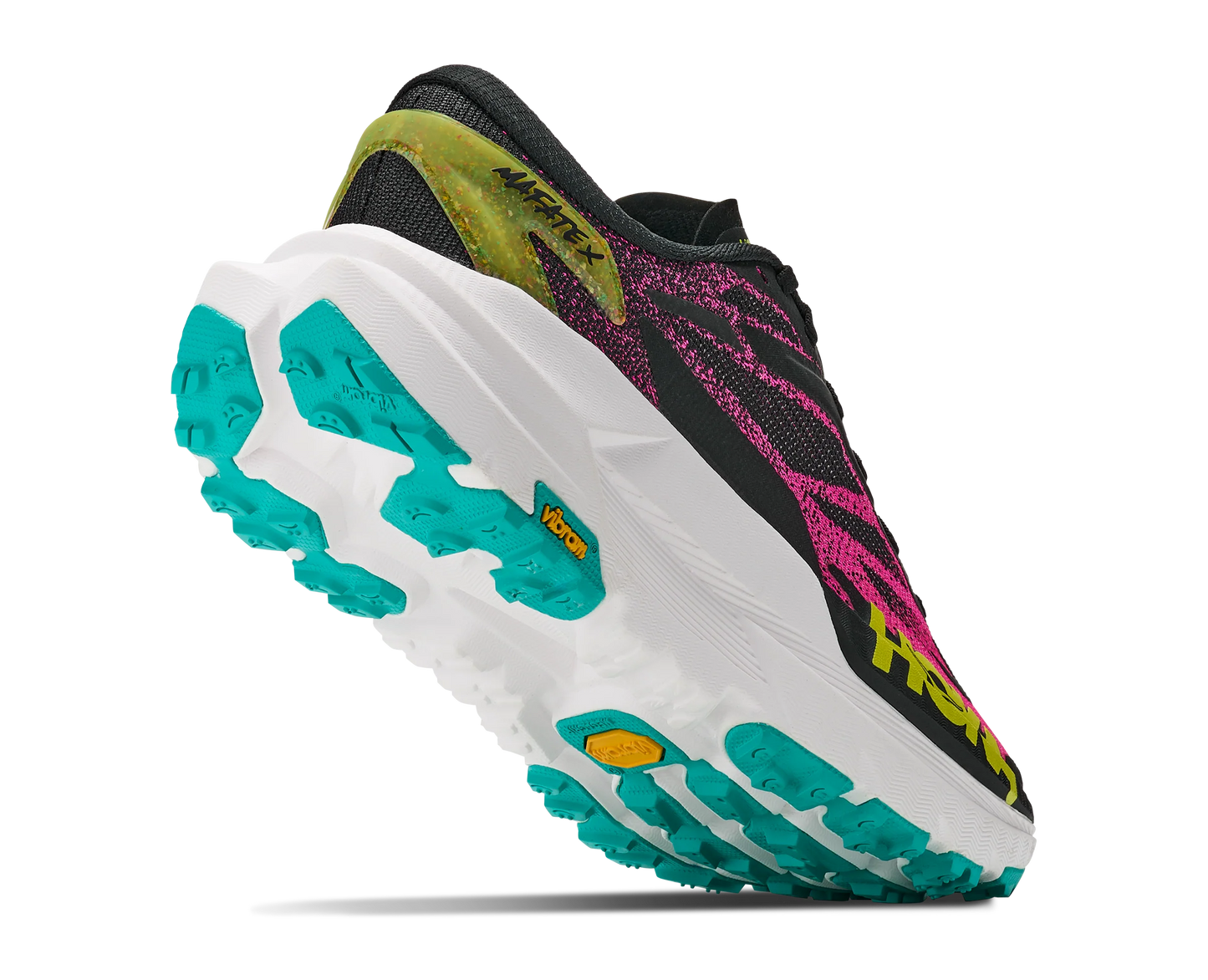 Hoka W Mafate X Black / Neon Dragonfruit