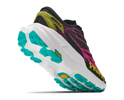 Hoka W Mafate X Black / Neon Dragonfruit