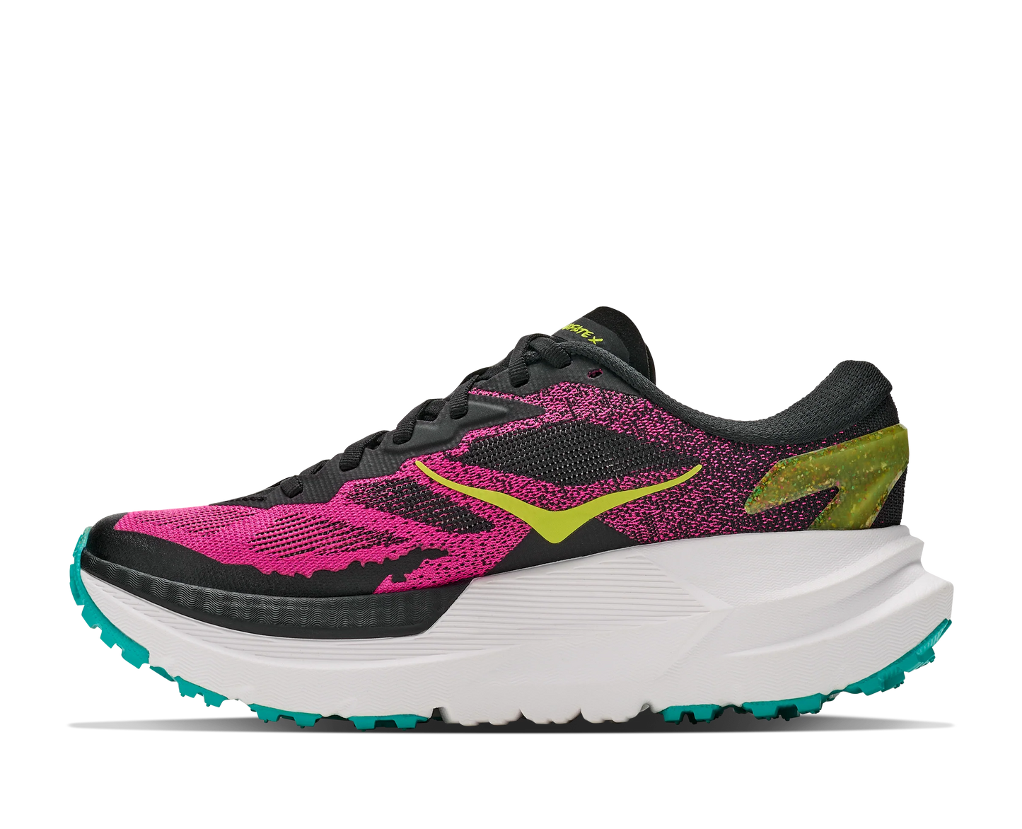 Hoka W Mafate X Black / Neon Dragonfruit