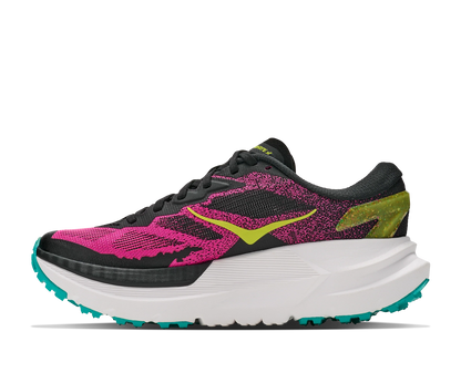 Hoka W Mafate X Black / Neon Dragonfruit