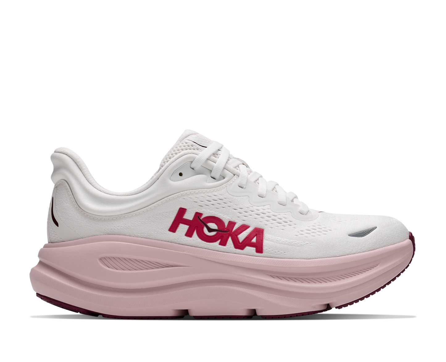 Hoka W Bondi 9 White / Pink Opal