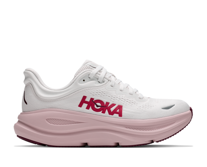 Hoka W Bondi 9 White / Pink Opal