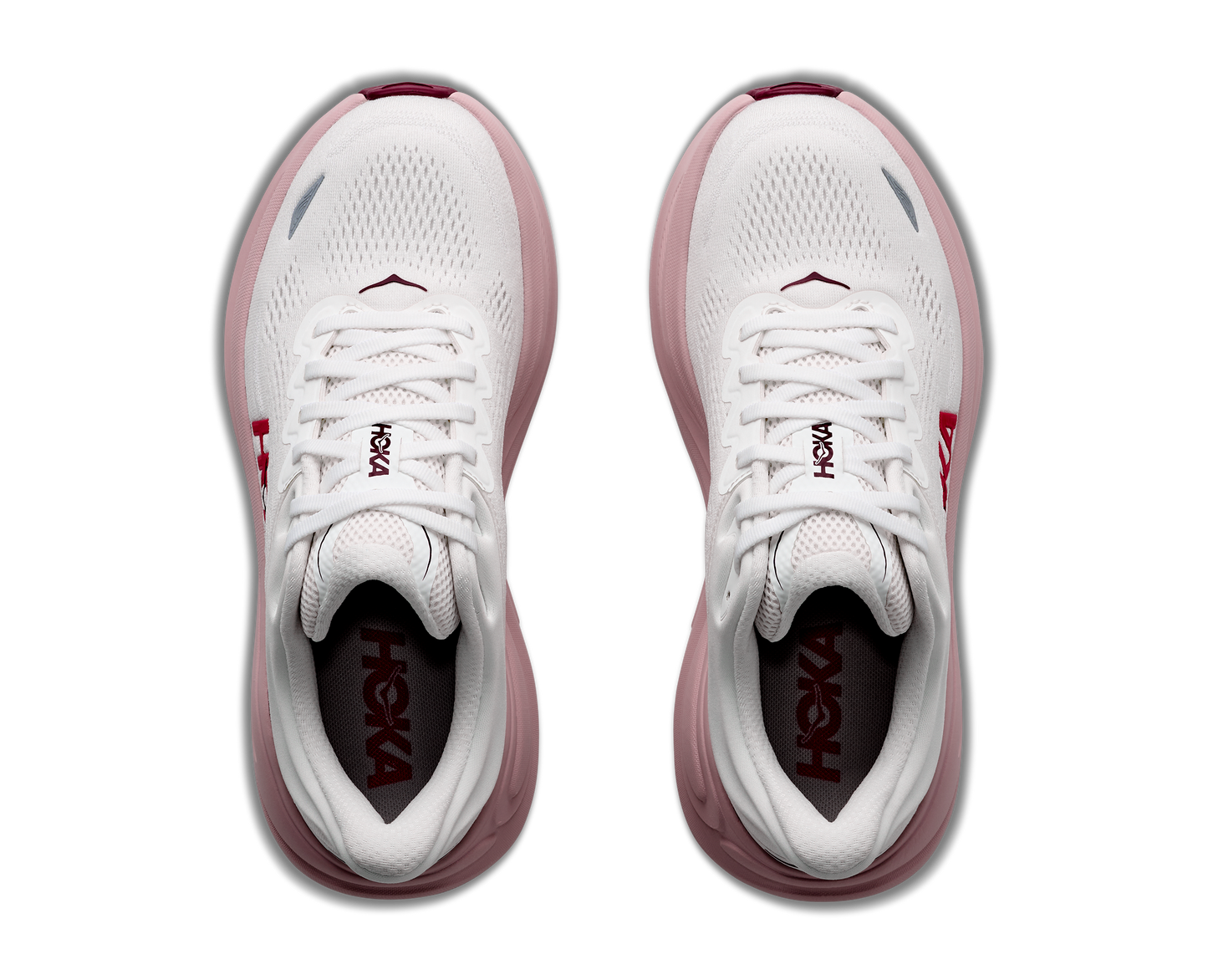 Hoka W Bondi 9 White / Pink Opal