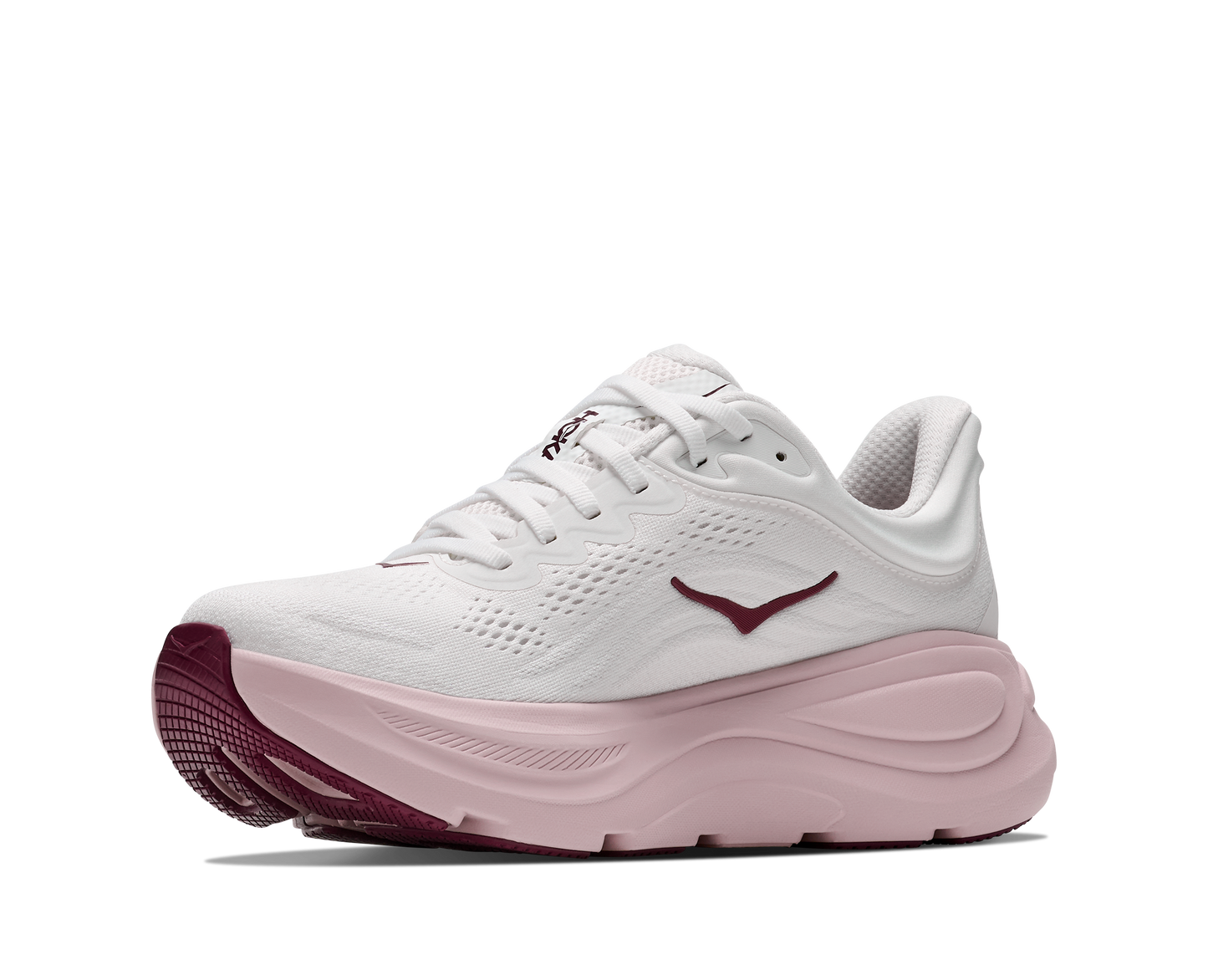Hoka W Bondi 9 White / Pink Opal