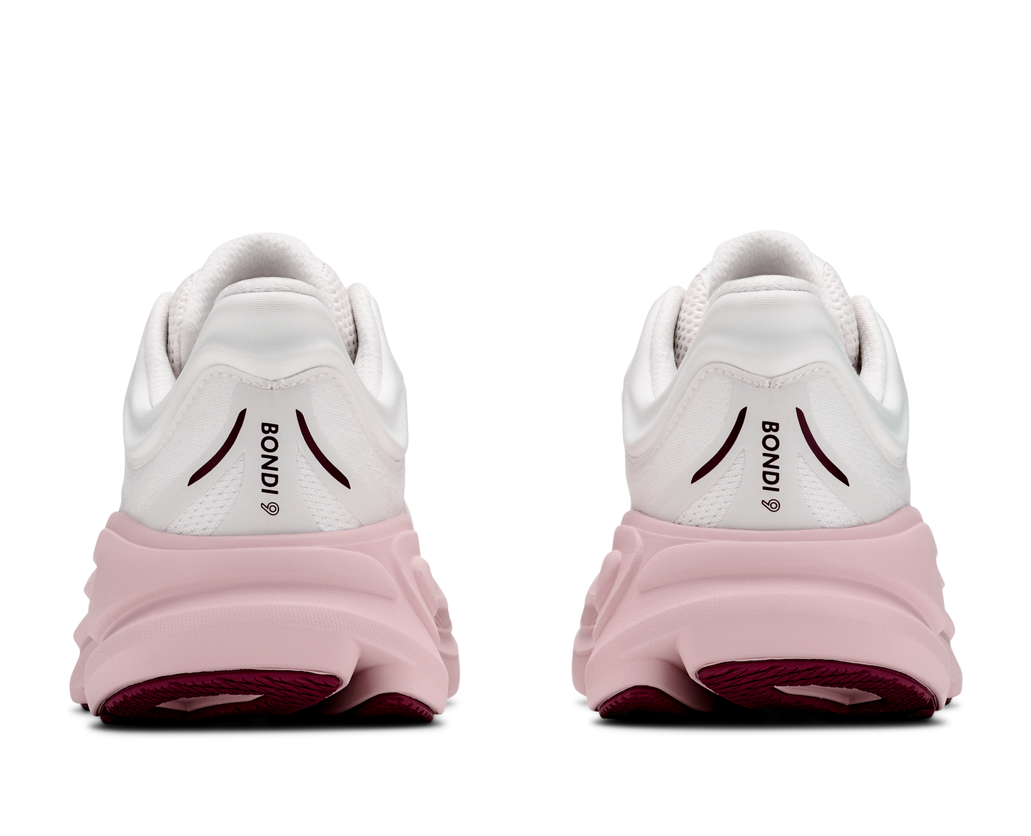 Hoka W Bondi 9 White / Pink Opal