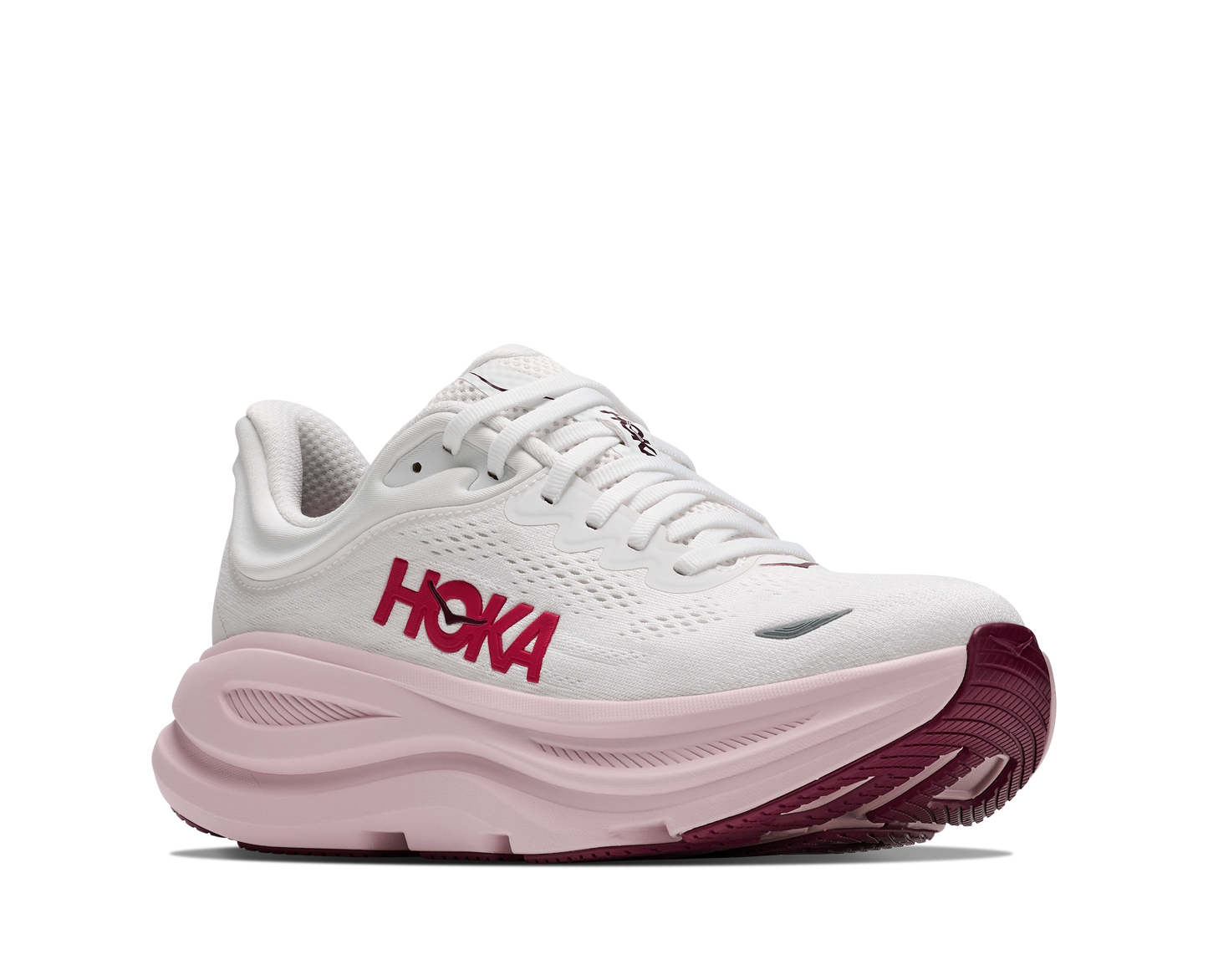 Hoka W Bondi 9 White / Pink Opal