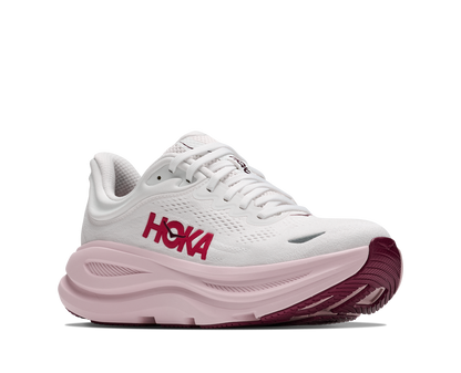 Hoka W Bondi 9 White / Pink Opal
