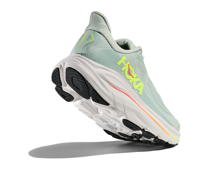 Hoka W Clifton 10 Sea Glass / Neon Flame