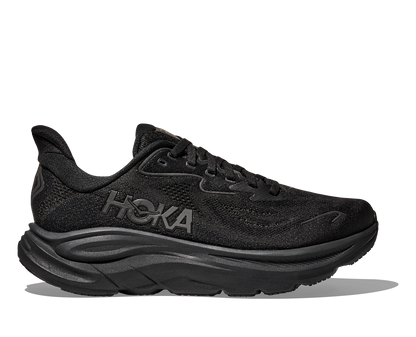 Hoka Clifton 10 Wide modell herr. Stilren svart.