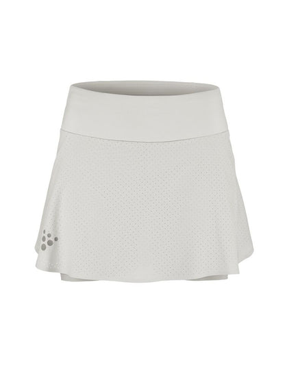 Craft PRO Hypervent Skirt 2 W. Ventilerande 2-in-1 löparkjol för dam. Justerbar midja med dragsko. Perforeringar i hela kjolen för överlägsen ventilation. Korta