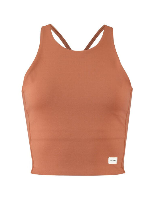 Craft Collective Cropped Singlet W. Mjukt och stretchigt träningslinne till dam. Plagget har en kort