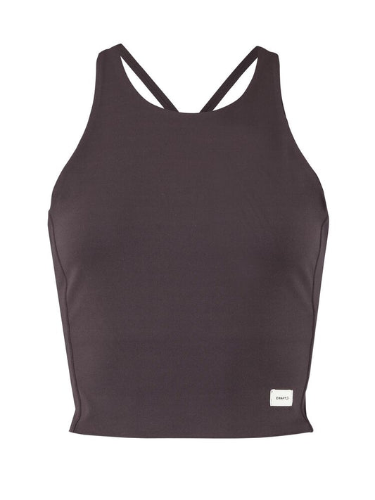 Craft Collective Cropped Singlet W. Mjukt och stretchigt träningslinne till dam. Plagget har en kort
