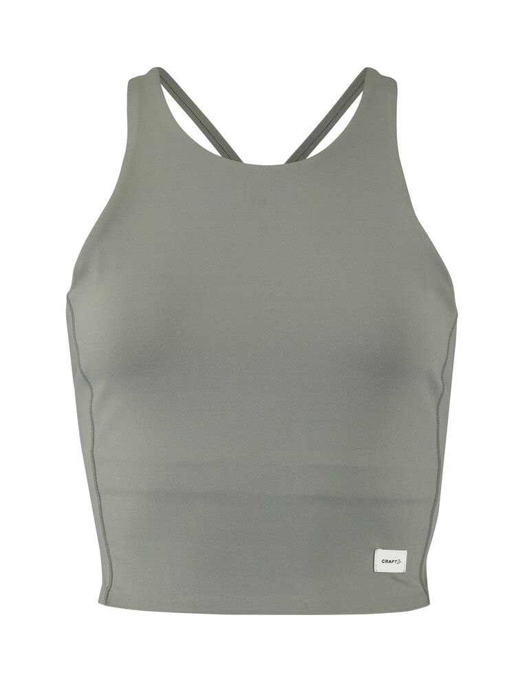 Craft Collective Cropped Singlet W. Mjukt och stretchigt träningslinne till dam. Plagget har en kort