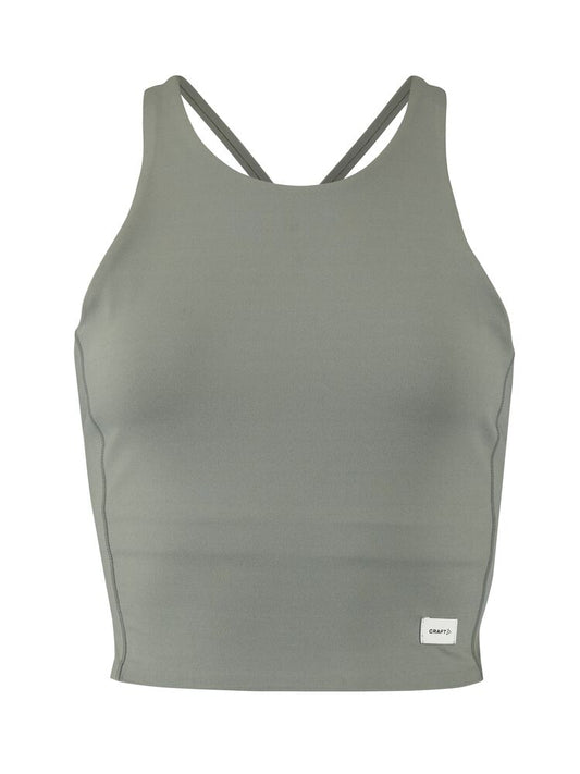 Craft Collective Cropped Singlet W. Mjukt och stretchigt träningslinne till dam. Plagget har en kort