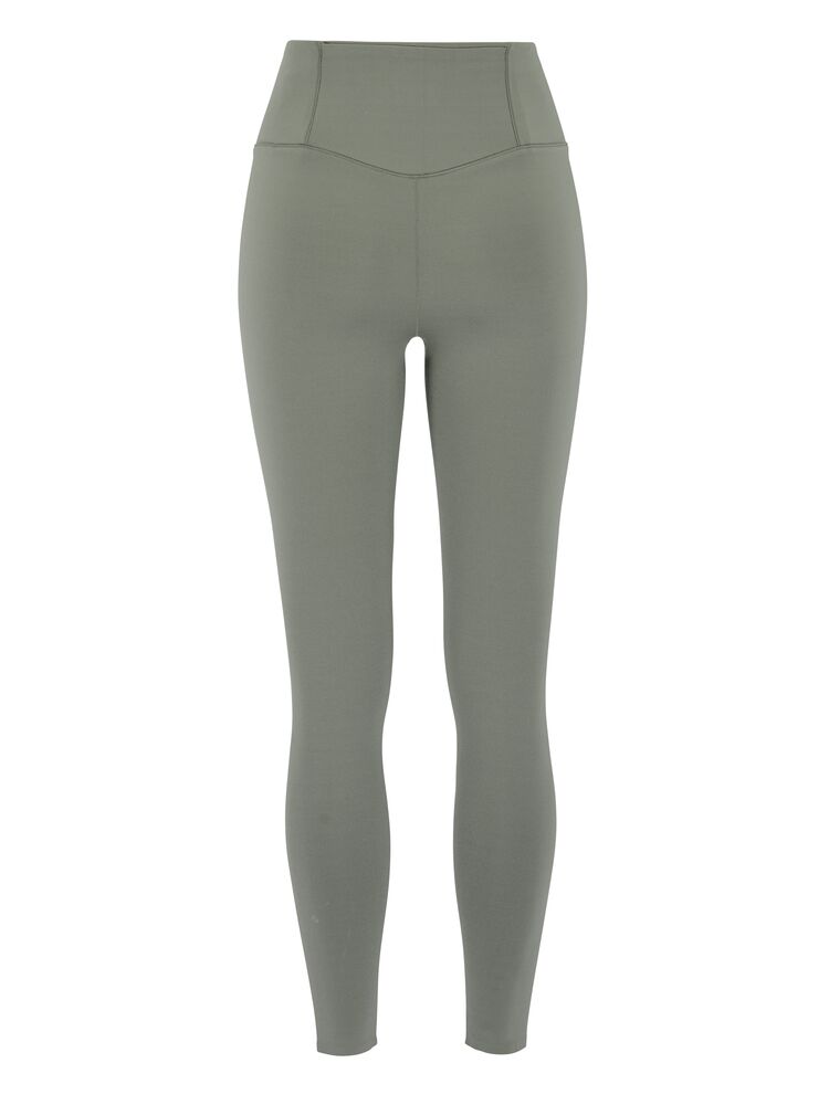 Craft Collective 7/8 Tights W. Gråa träningstights till dam för träning och vardagsliv. 7/8-dels benlängd samt hög midja. Craft etikett på höften.