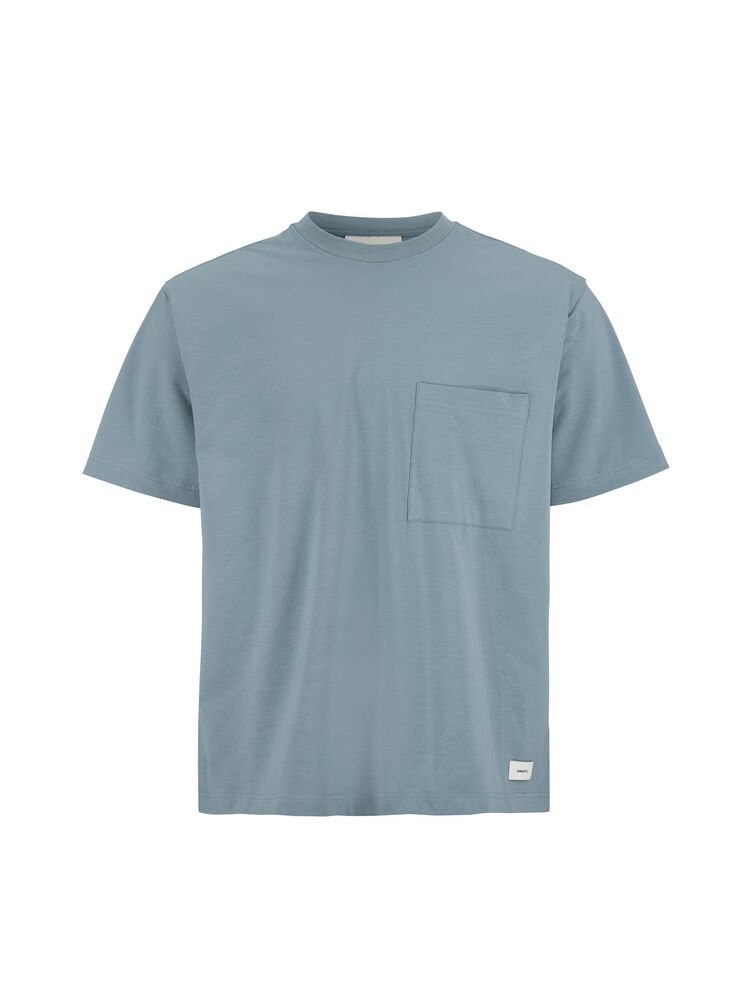 Craft Collective Relaxed SS Tee M. Blå