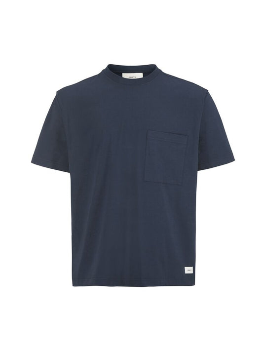 Craft Collective Relaxed SS Tee M. Marinblå