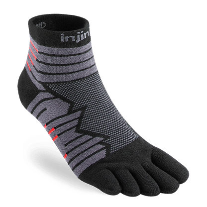 Injinji Ultra Run Mini-Crew. Mini-crew höjd med separerade tår för att undvika hud-mot-hud friktion