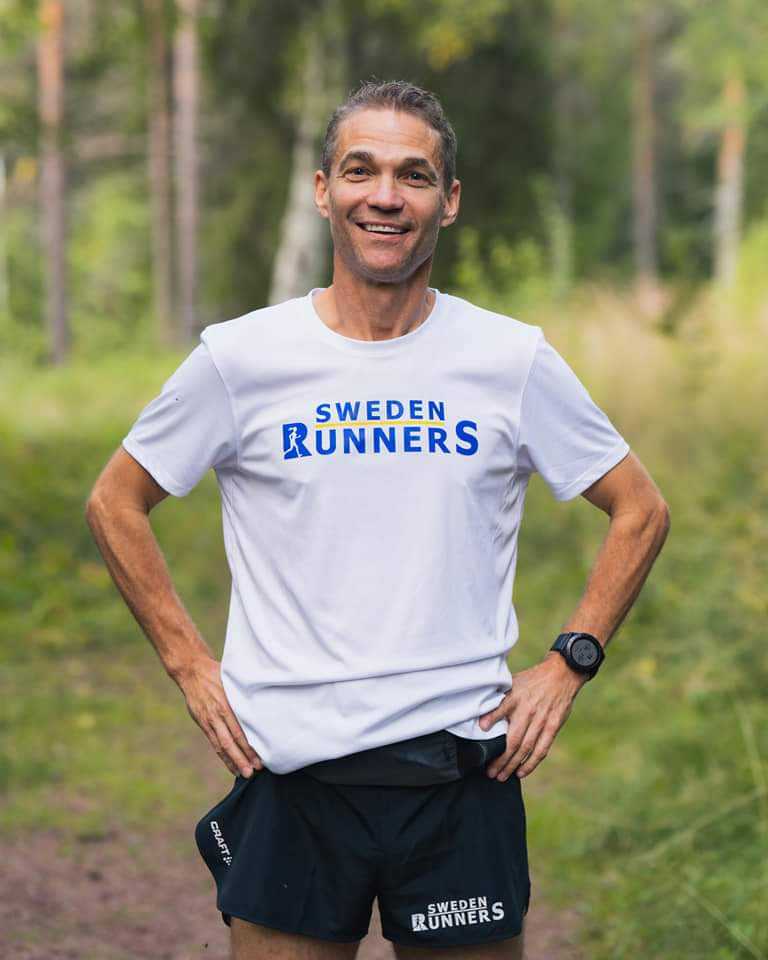 Sweden Runners T-shirt Blå