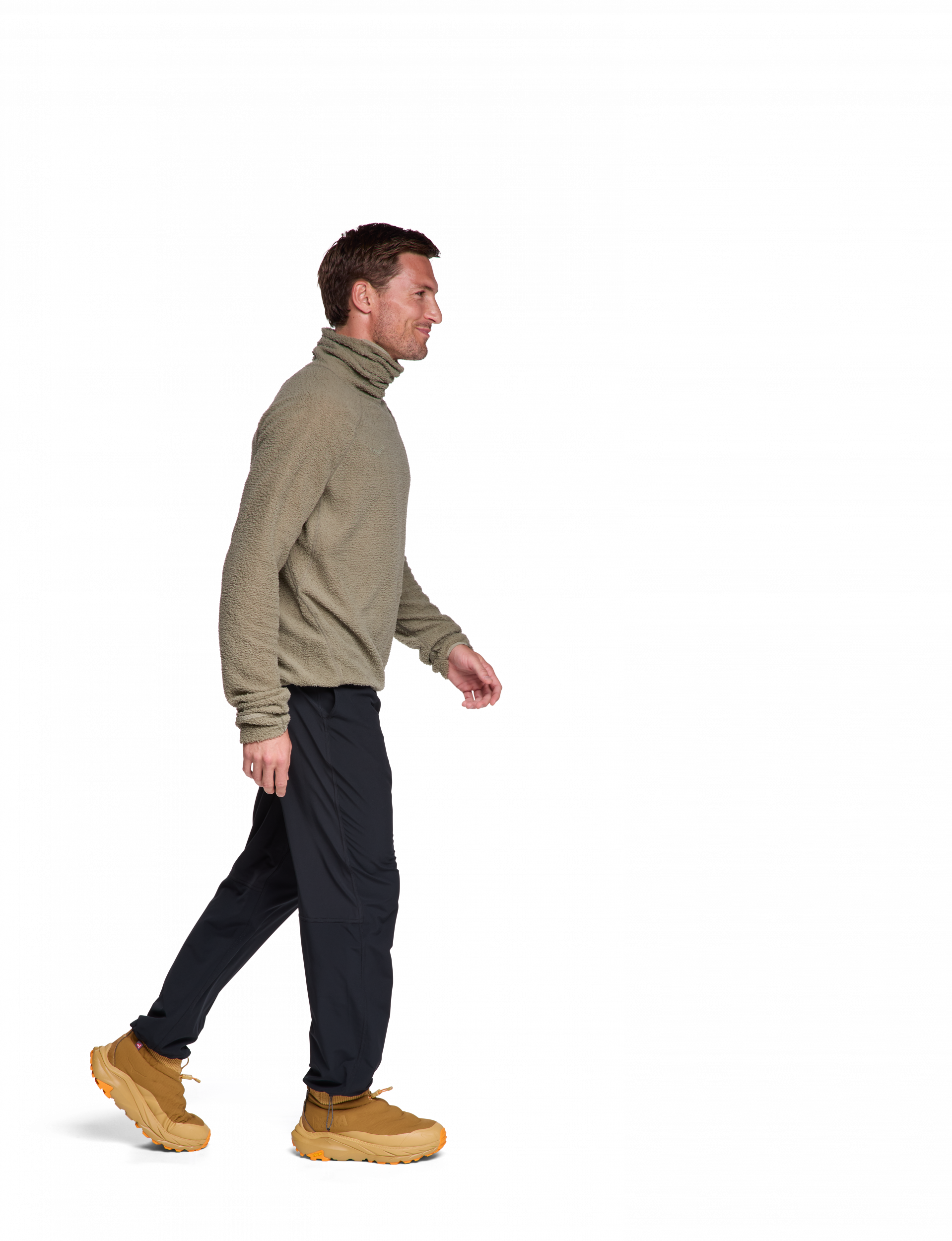 Supermjuk fleece med en flexibel polo-design