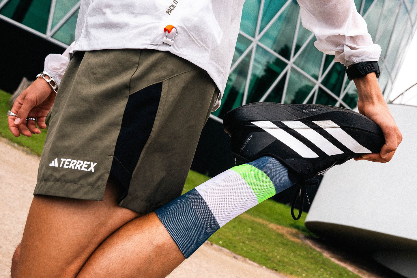 Incylence Running Bands Navy Green