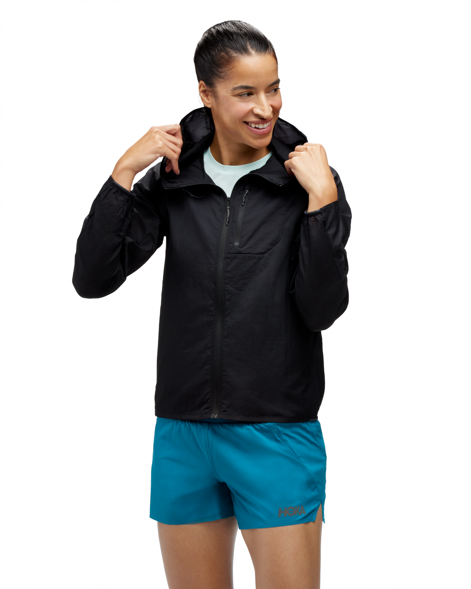 Hoka W Skyflow jacket i svart