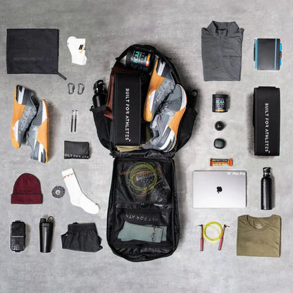 Built For Athletes Large Black & Aqua 45L Hero 3.0 Backpack