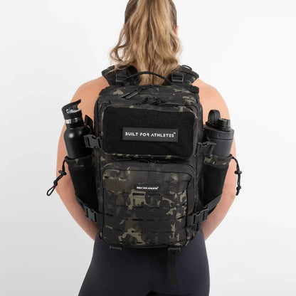 Built For Athletes Medium Black Camo 25L Gym Backpack