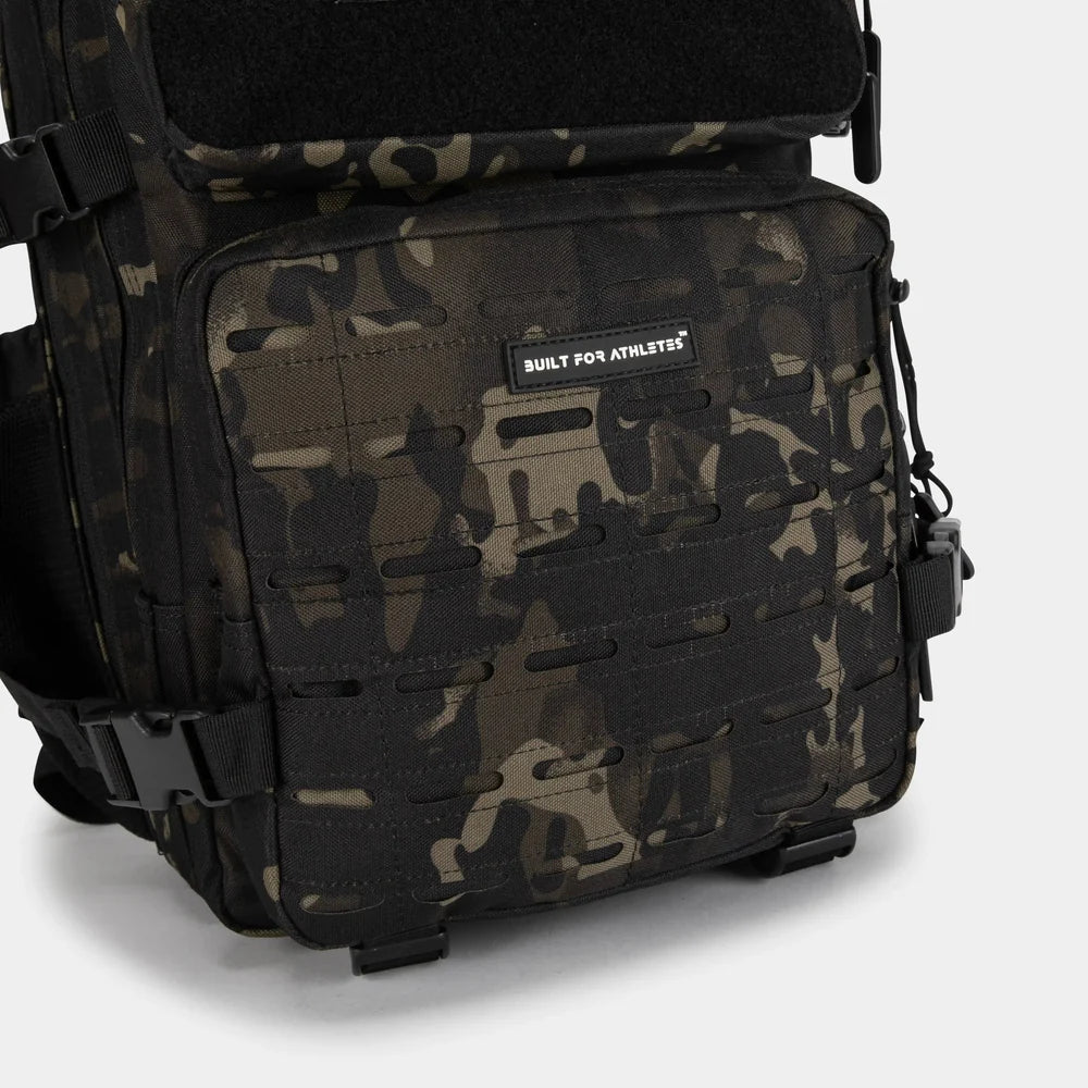 Built For Athletes Medium Black Camo 25L Gym Backpack