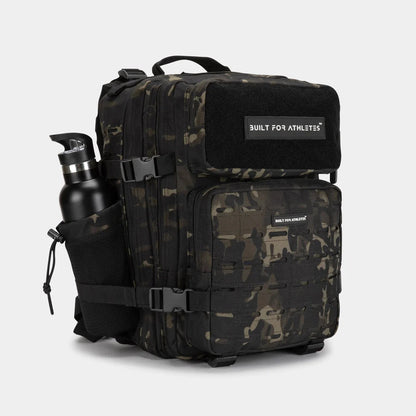 Built For Athletes Medium Black Camo 25L Gym Backpack