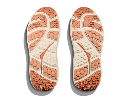 Hoka U Bondi B3 LS - Bekväm sko som håller dina fötter pigga under hela dagens äventyr.  Beige färg med Gröna