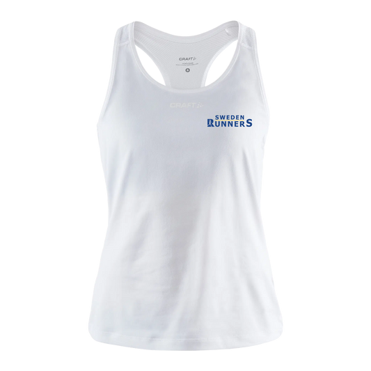 Sweden Runners White Singlet Women