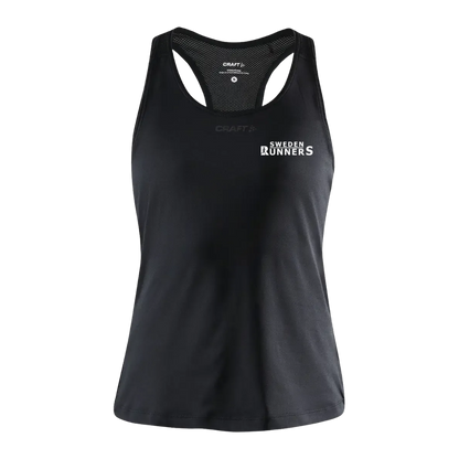 Sweden Runners Black Singlet Women