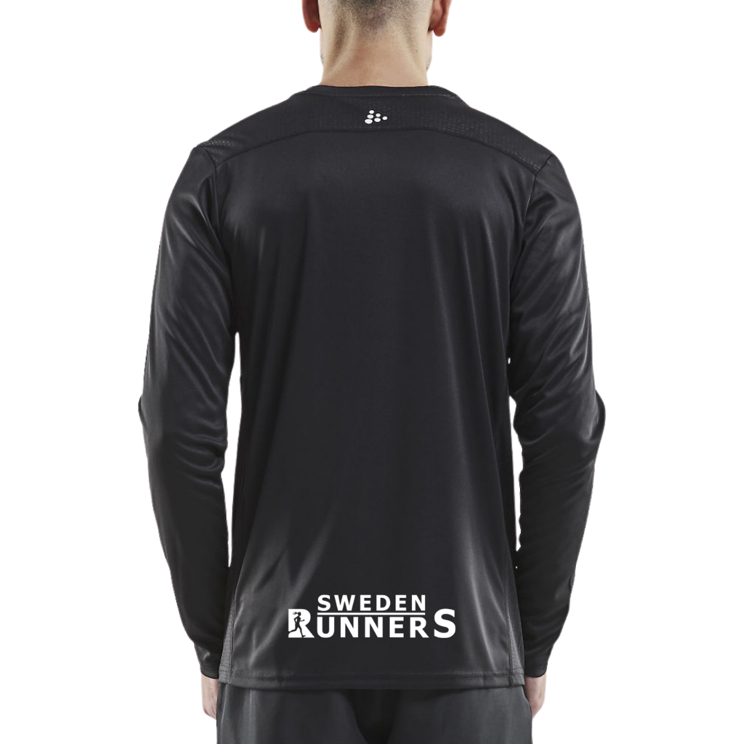 Sweden Runners Long Sleeve Tee Men - Black