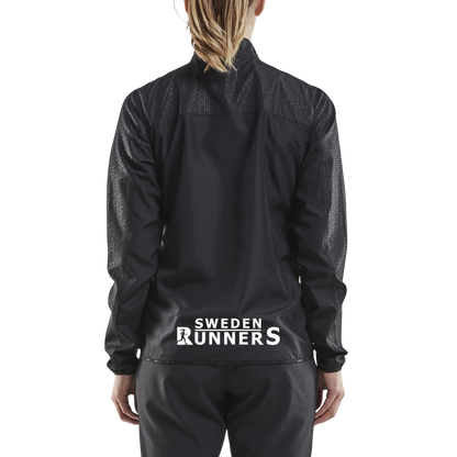Sweden Runners Rush Wind Jkt Women - Black