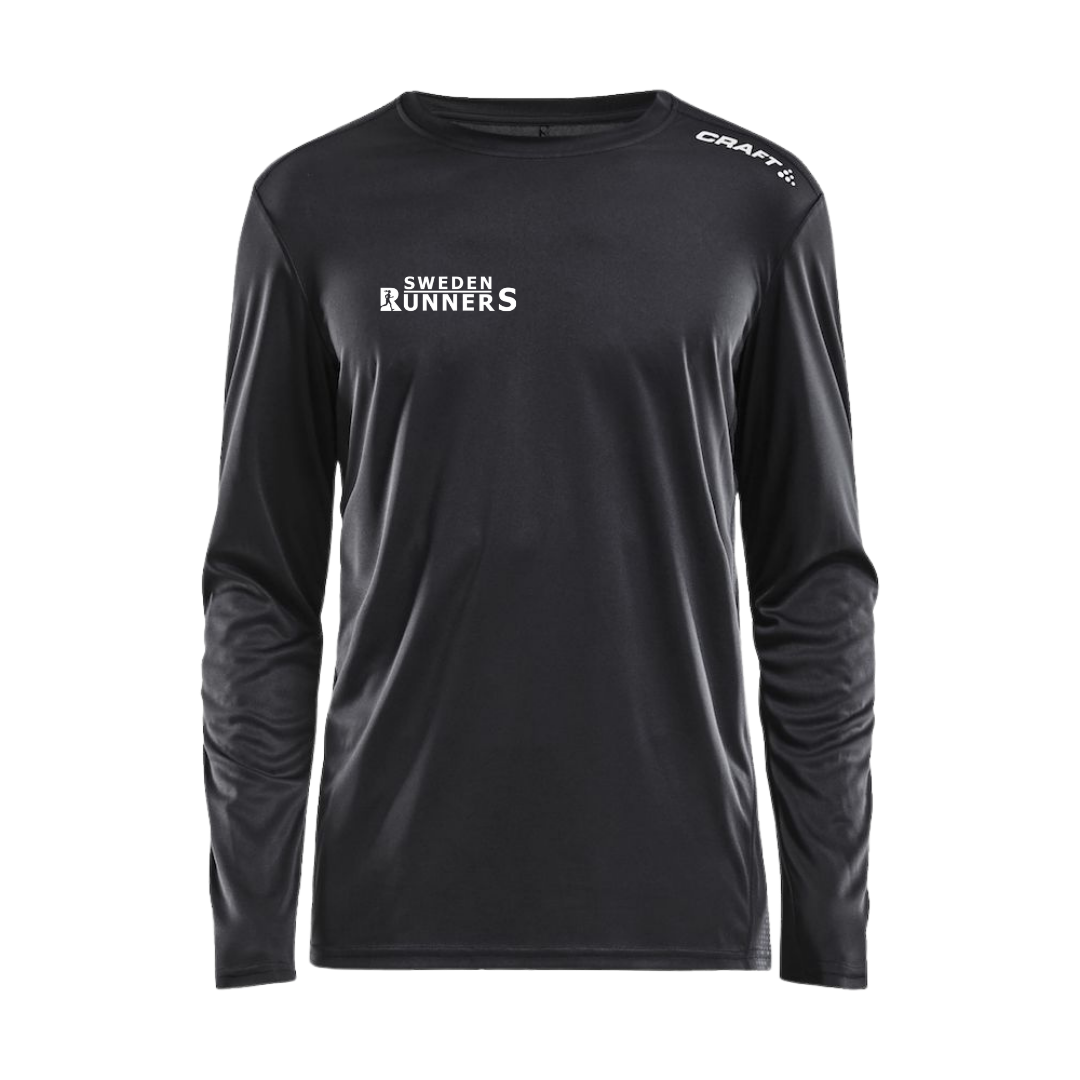 Sweden Runners Long Sleeve Tee Men - Black