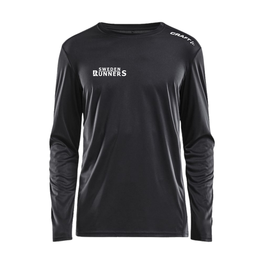 Sweden Runners Long Sleeve Tee Men - Black