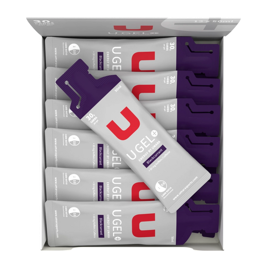 UMARA U GEL Svartvinbär + koffein 12 x 30g carb