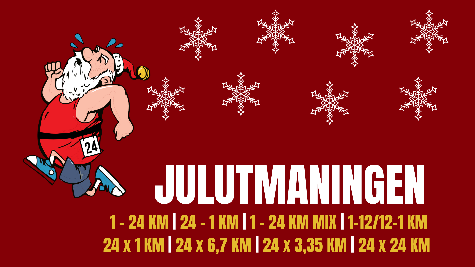 Julutmaningen av Sweden Runners - en löparjulkalender i Sverige